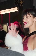 BELLA HADID Arrives at Tag Heuer Store Opening at Oxford Street in London 12/08/2017