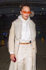 BELLA HADID at Heathrow Airport in London 12/07/2017