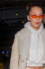 BELLA HADID at Heathrow Airport in London 12/07/2017