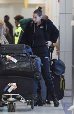 BELLA HADID at JFK Airport in New York 12/10/2017