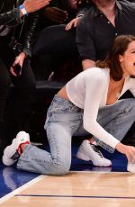 BELLA HADID at Knicks Game in Los Angeles 12/12/2017