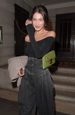 BELLA HADID Leaves China Tang Restaurant  in London 12/07/2017