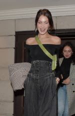 BELLA HADID Leaves China Tang Restaurant  in London 12/07/2017