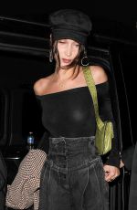 BELLA HADID Leaves China Tang Restaurant  in London 12/07/2017