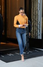BELLA HADID Leaves Her Apartment in New York 12/01/2017