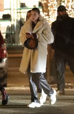 BELLA HADID Out and About in Aspen 12/29/2017