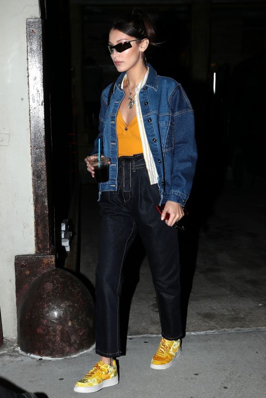BELLA HADID Out and About in Brooklyn 12/11/2017