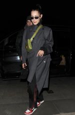 BELLA HADID Out and About in Mayfair 12/09/2017