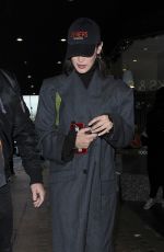 BELLA HADID Out and About in Mayfair 12/09/2017