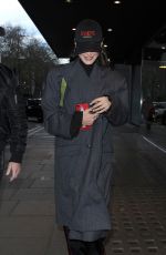 BELLA HADID Out and About in Mayfair 12/09/2017