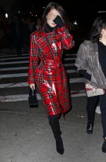 BELLA HADID Out and About in New York 11/29/2017