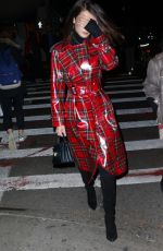 BELLA HADID Out and About in New York 11/29/2017