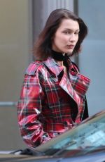 BELLA HADID Out for Lunch in New York 11/30/2017