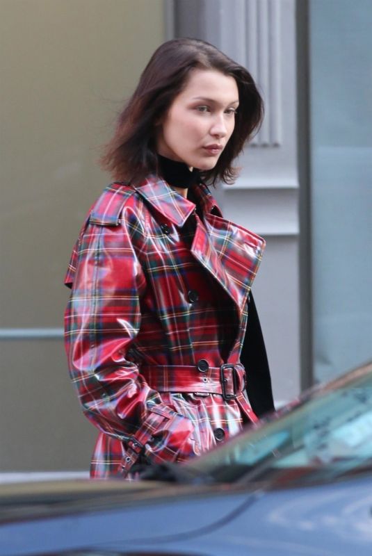 BELLA HADID Out for Lunch in New York 11/30/2017