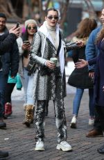 BELLA HADID Out in Aspen 12/30/2017