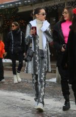 BELLA HADID Out in Aspen 12/30/2017