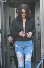 BELLA HADID Out in New York 12/11/2017