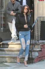 BELLA HADID Out in New York 12/11/2017