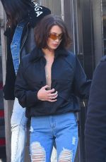 BELLA HADID Out in New York 12/11/2017