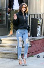 BELLA HADID Out in New York 12/11/2017