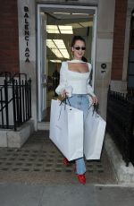 BELLA HADID Out Shopping in London 12/08/2017