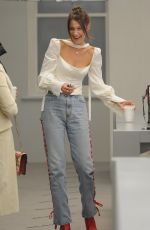 BELLA HADID Out Shopping in London 12/08/2017