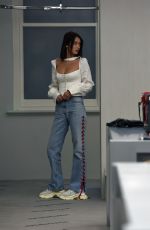 BELLA HADID Out Shopping in London 12/08/2017