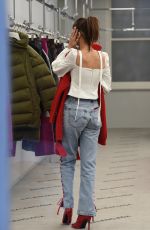 BELLA HADID Out Shopping in London 12/08/2017