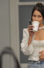 BELLA HADID Shopping at Balenciaga in London 12/08/2017