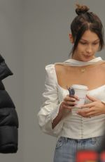 BELLA HADID Shopping at Balenciaga in London 12/08/2017