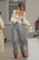 BELLA HADID Shopping at Balenciaga in London 12/08/2017