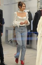 BELLA HADID Shopping at Balenciaga in London 12/08/2017