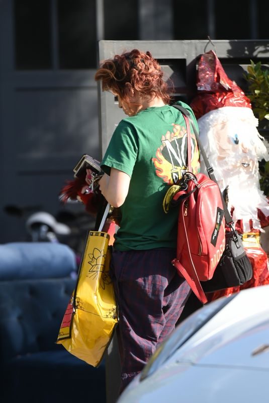 BELLA THORNE Arrives at Her Home in Los Angeles 12/22/2017