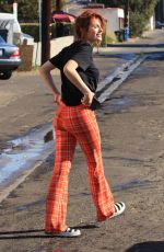 BELLA THORNE Out in Beverly Hills 12/19/2017