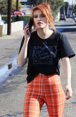 BELLA THORNE Out in Beverly Hills 12/19/2017