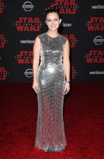 BILLIE LOURD at Star Wars: The Last Jedi Premiere in Los Angeles 12/09/2017