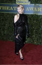 BILLIE PIPER at London Evening Standard Theatre Awards in London 12/03/2017