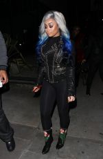 BLAC CHYNA Arrives at Poppy Nightclub in West Hollywood 12/22/2017