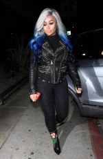BLAC CHYNA Arrives at Poppy Nightclub in West Hollywood 12/22/2017