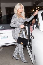 BLAC CHYNA Leaves LA Live in Downtown in Los Angeles 12/23/2017