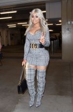 BLAC CHYNA Leaves LA Live in Downtown in Los Angeles 12/23/2017