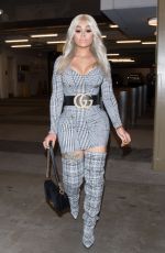 BLAC CHYNA Leaves LA Live in Downtown in Los Angeles 12/23/2017