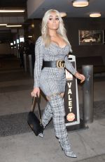 BLAC CHYNA Leaves LA Live in Downtown in Los Angeles 12/23/2017