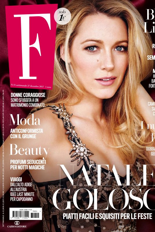 BLAKE LIVELY in F Magazine, December 2017