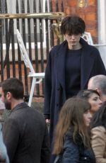 BLAKE LIVELY on the Set of The Rhythm Section in Dublin 12/03/2017