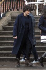 BLAKE LIVELY on the Set of The Rhythm Section in Dublin 12/03/2017