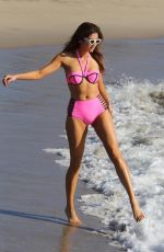 BLANCA BLANCO in Bikini on the Beach in Malibu 12/19/2017