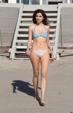 BLANCA BLANCO in Bikini on the Beach in Malibu 12/29/2017