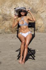 BLANCA BLANCO in Bikini on the Set of a Photoshoot in Malibu 12/06/2017