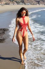 BLANCA BLANCO in Swimsuit at a Beach in Malibu 12/23/2017